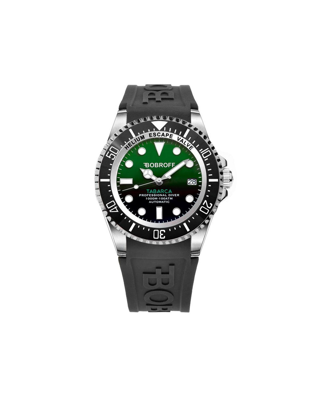 Bobroff Men's Black Rubber Watch - One Size