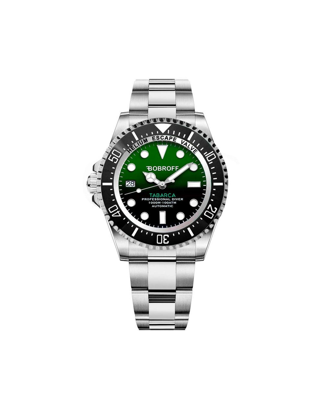 Bobroff Men's Silver Stainless Steel Watch - One Size