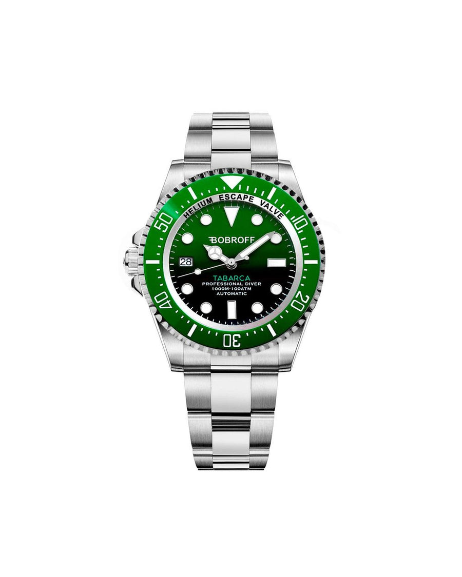 Bobroff Men's Silver Stainless Steel Watch - One Size