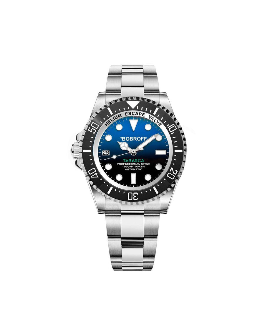 Bobroff Men's Silver Stainless Steel Watch - One Size