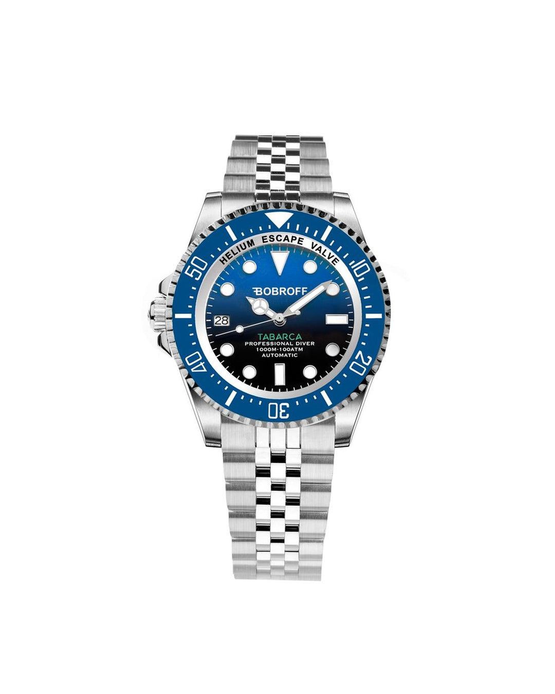 Bobroff Men's Silver Stainless Steel Watch - One Size