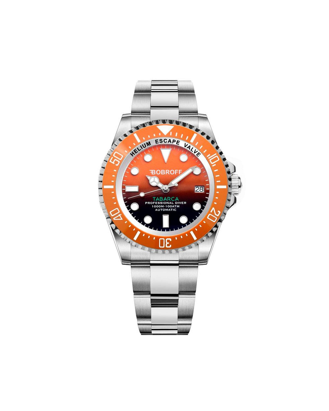 Bobroff Men's Silver Stainless Steel Watch - One Size