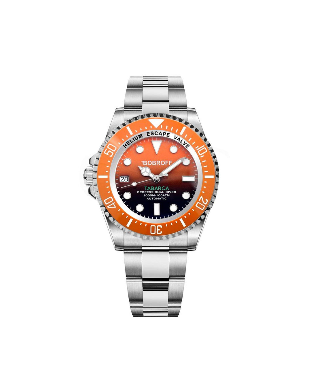 Bobroff Men's Silver Stainless Steel Watch - One Size