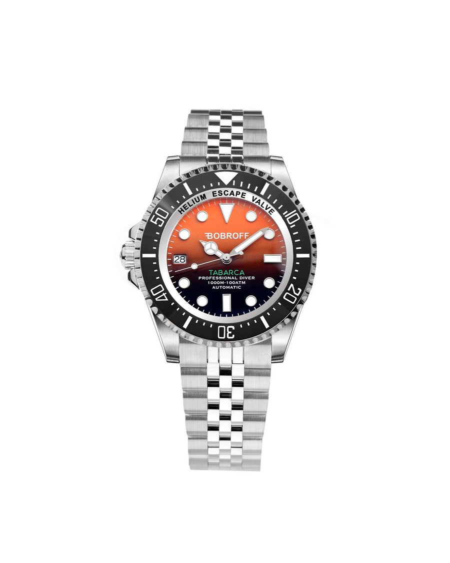 Bobroff Men's Silver Stainless Steel Watch - One Size