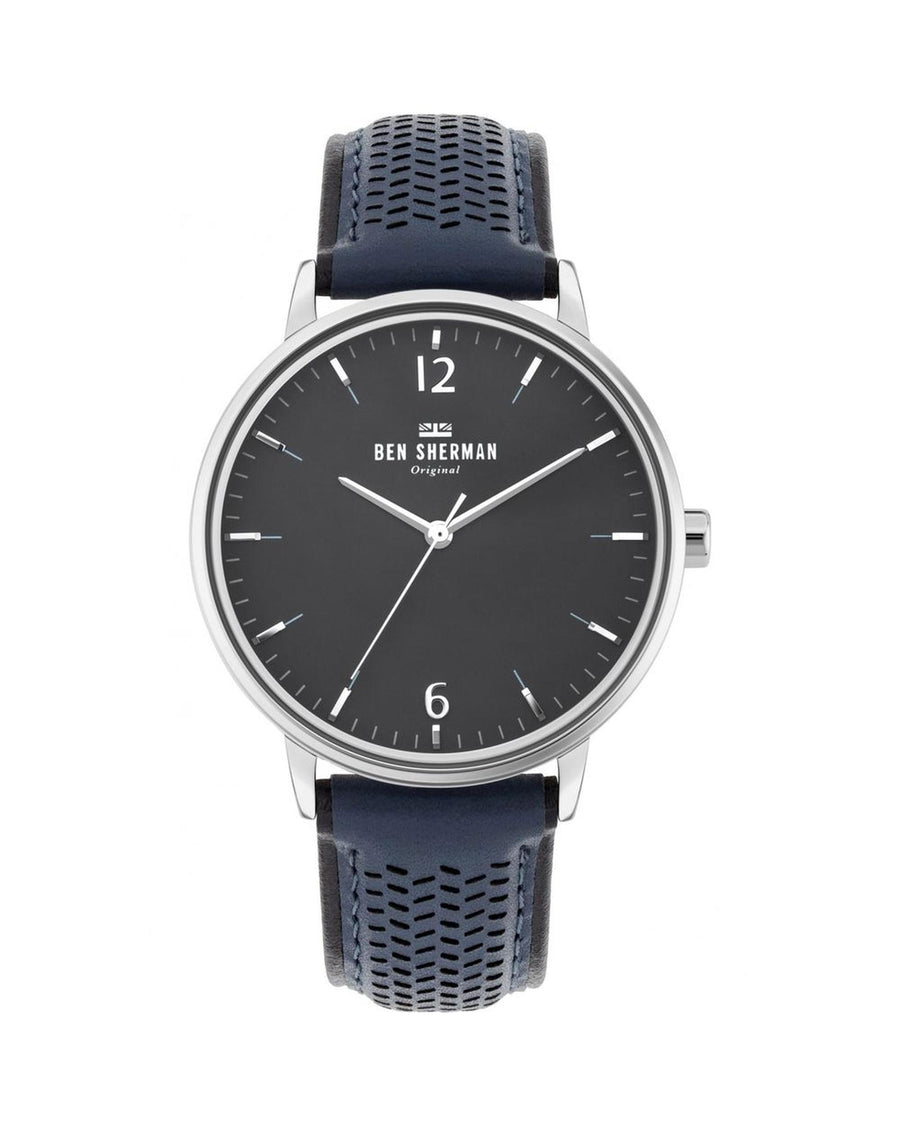 Ben Sherman Men's Blue Leather Watch - One Size