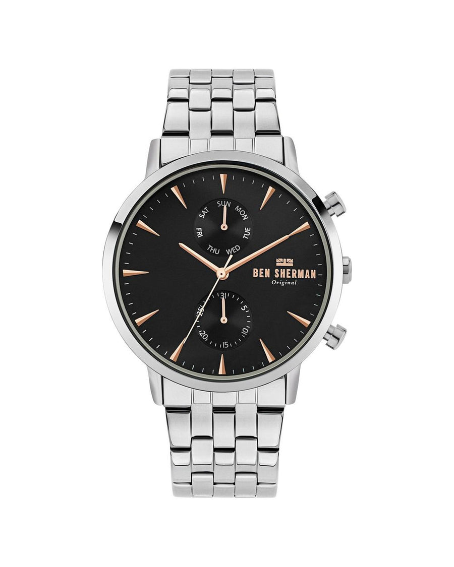 Ben Sherman Men's Gray Stainless Steel Watch - One Size