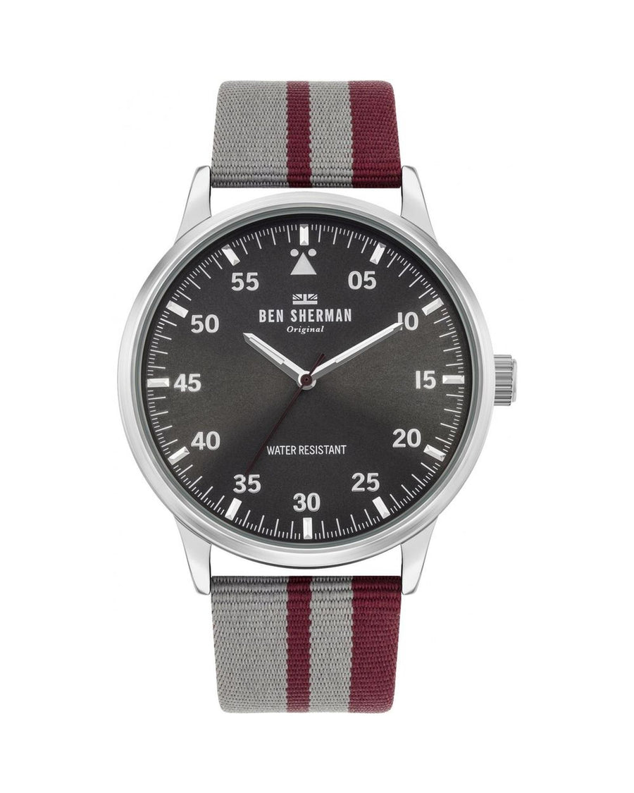 Ben Sherman Men's Gray Fabric Watch - One Size
