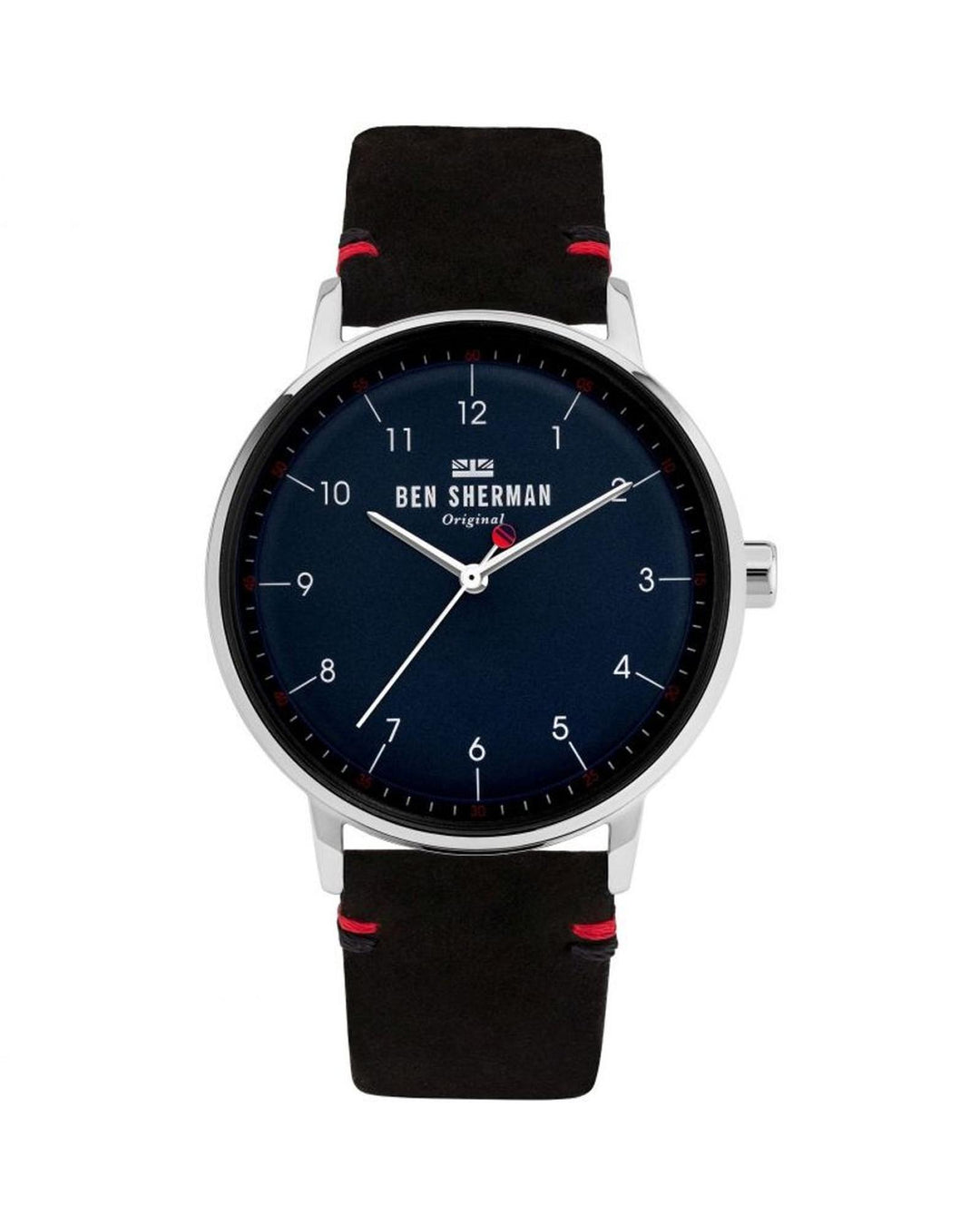 Ben Sherman Men's Black Leather Watch - One Size