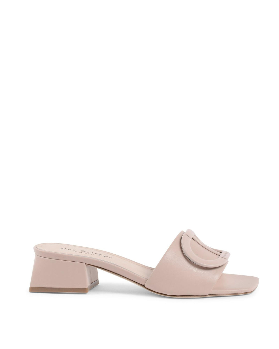 Logo Leather Mule Sandals - 35 EU