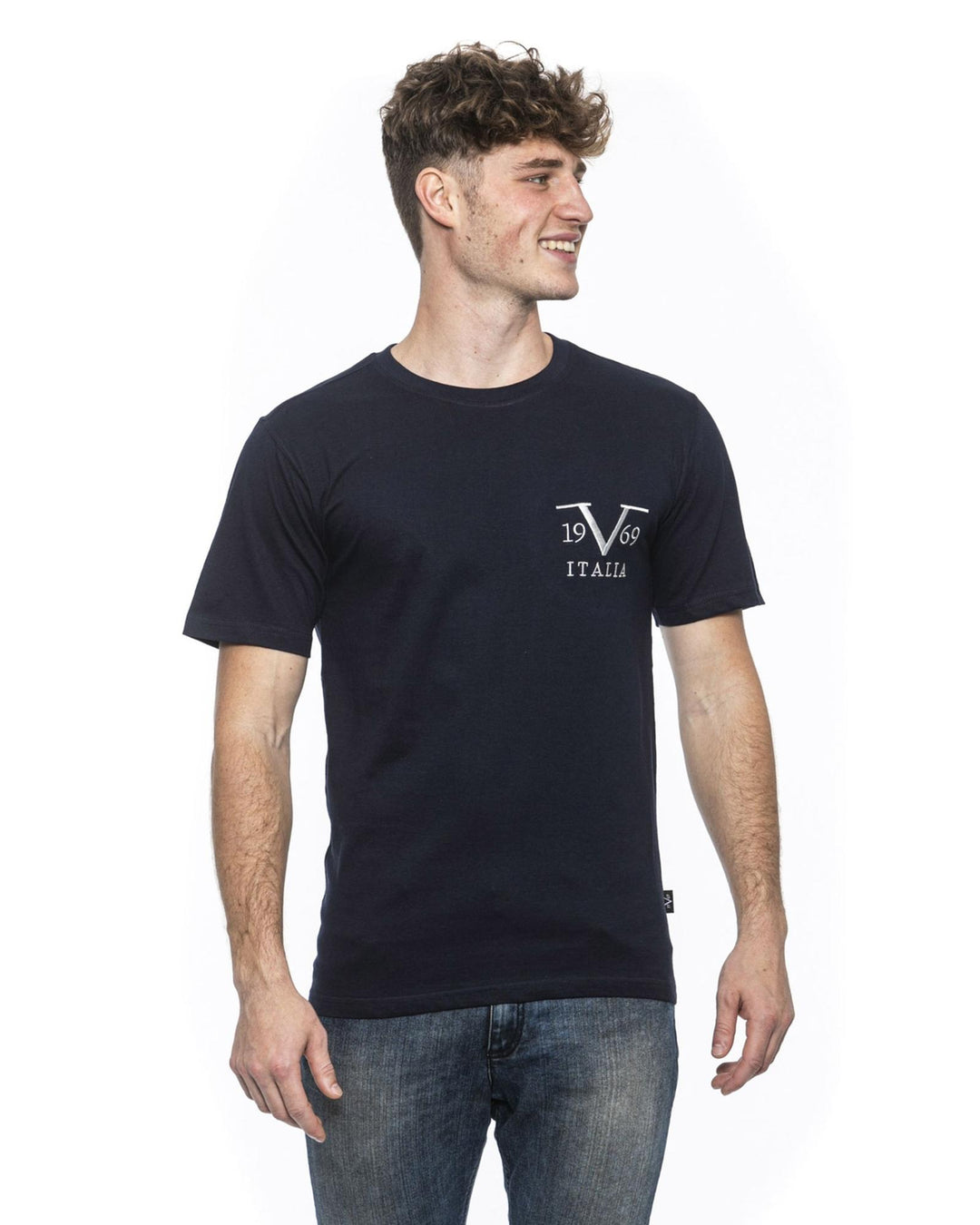 Navy Cotton T-Shirt - 2XL