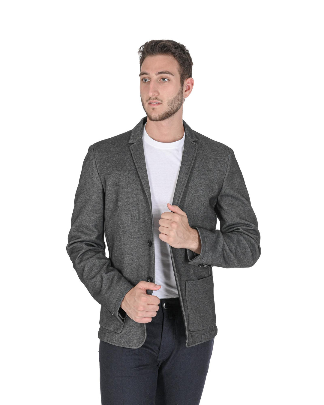 Cotton Blend Blazer - 48 EU