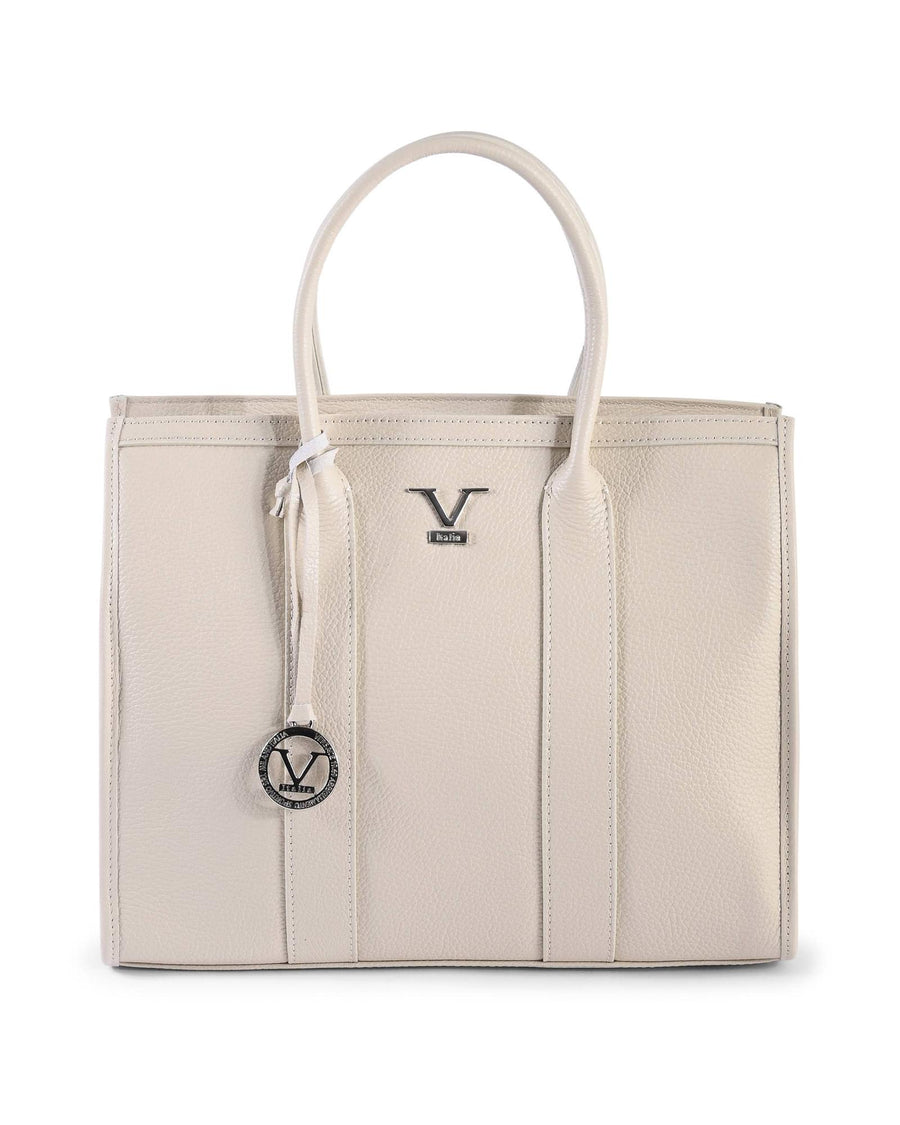 V Italia by VERSACE 1969 ABBIGLIAMENTO SPORTIVO SRL Leather Tote Bag - One Size