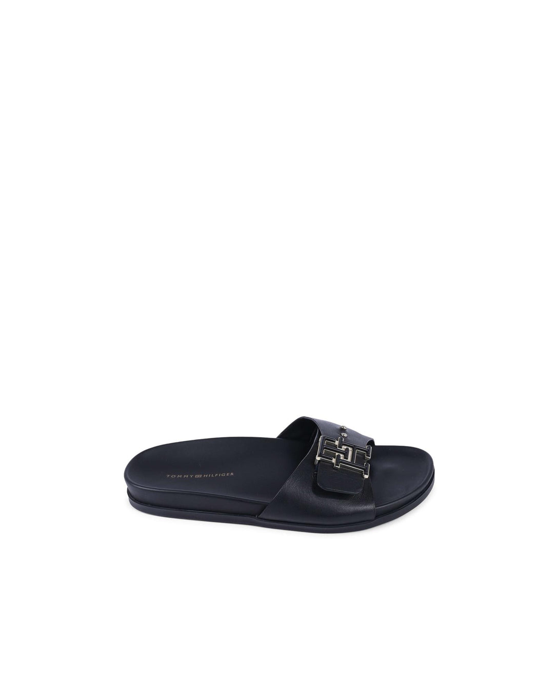 Leather Buckle Slides - 36 EU