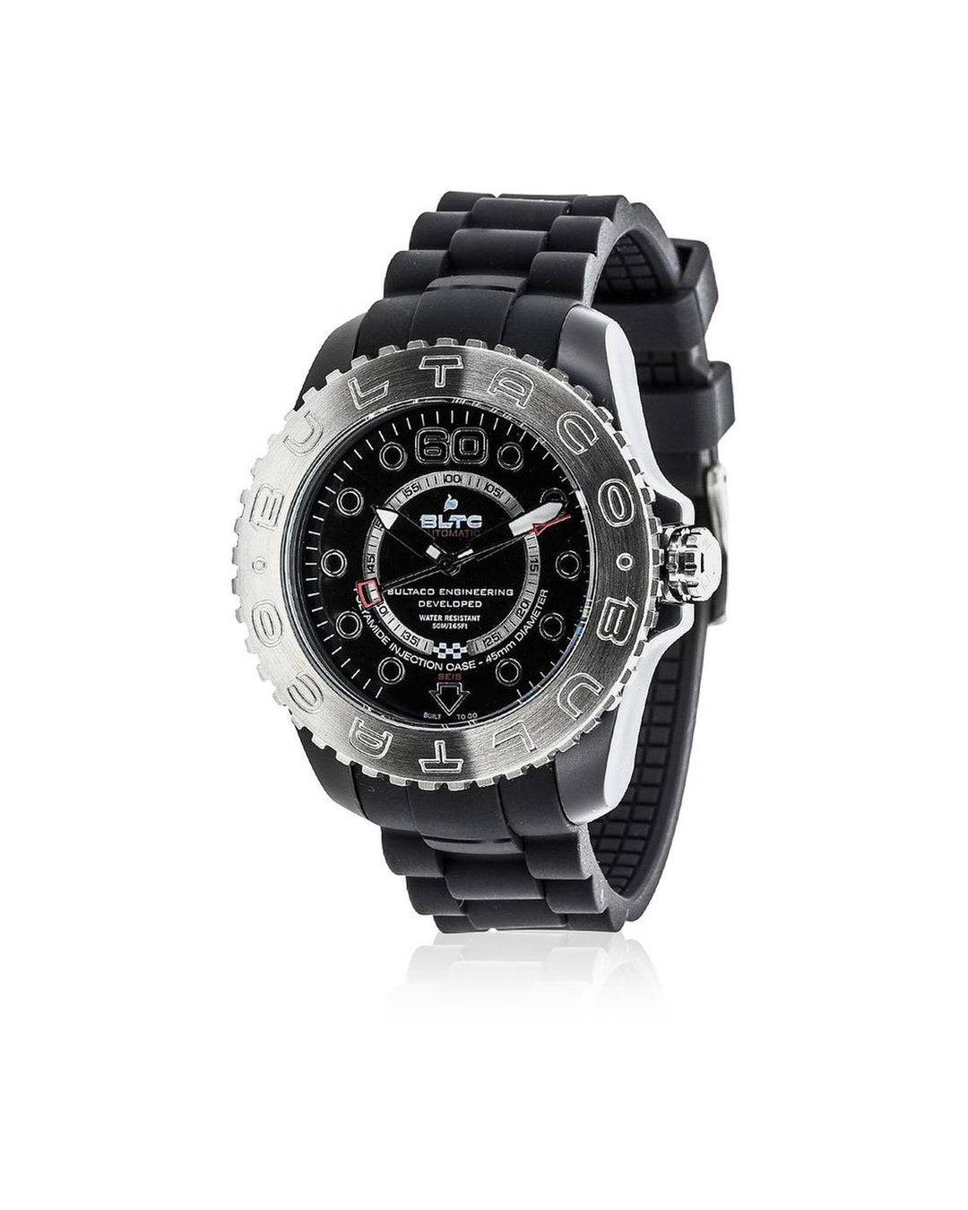 Bultaco Men's Black Silicone Watch - One Size