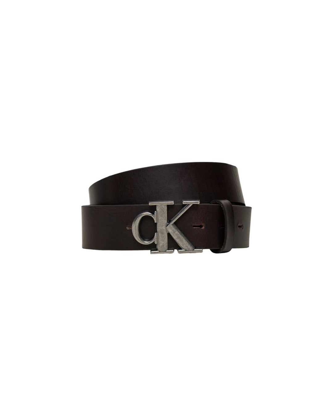 Calvin Klein Jeans Men's Brown Leather Belt - 105 cm