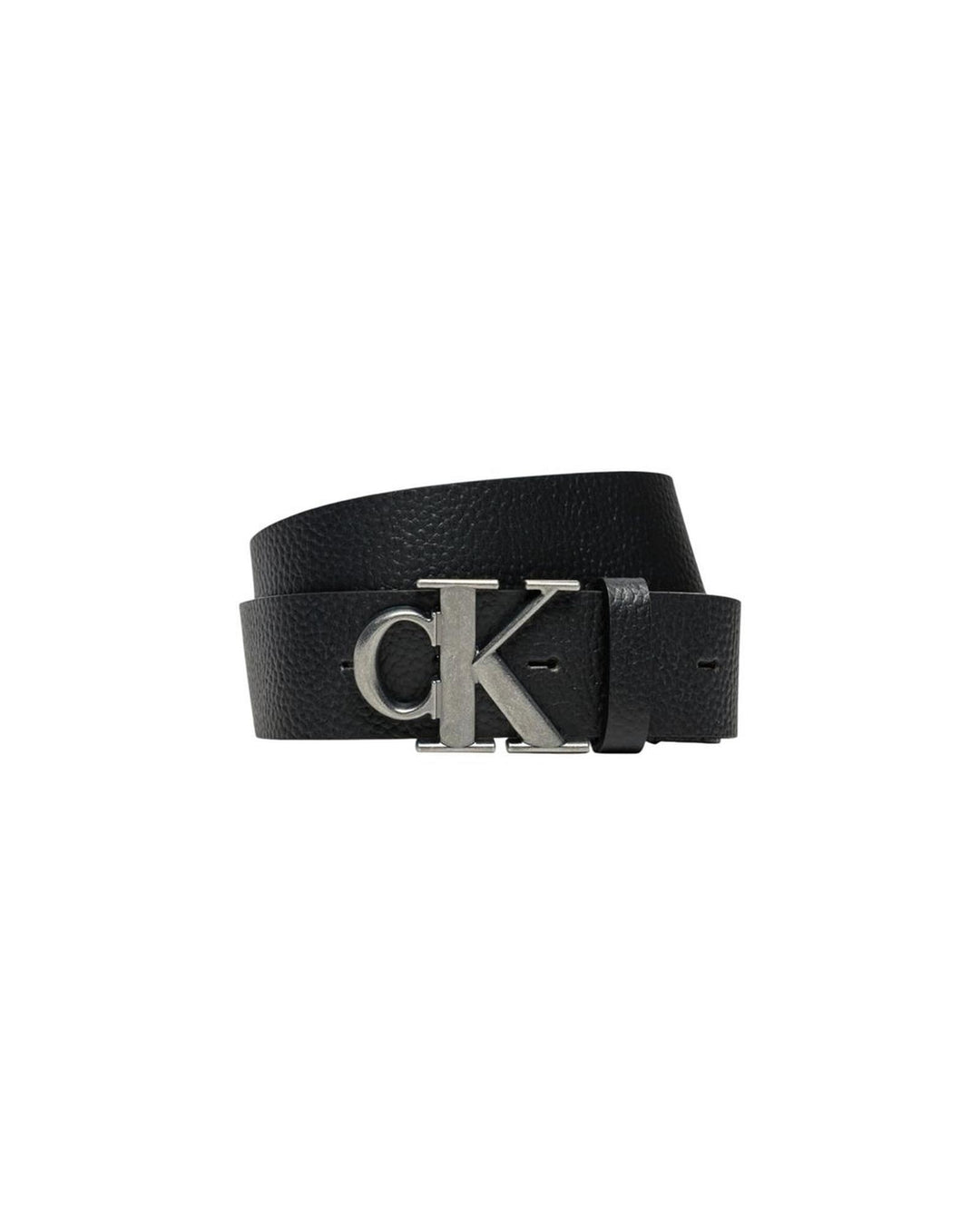 Calvin Klein Jeans Men's Black Leather Belt - 90 cm