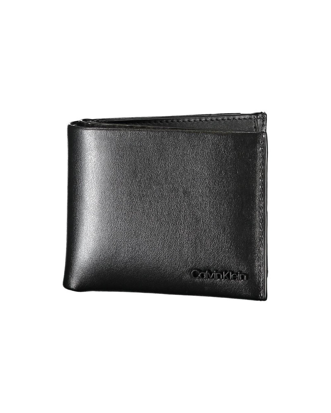 Calvin Klein Men's Black Leather Wallet - One Size