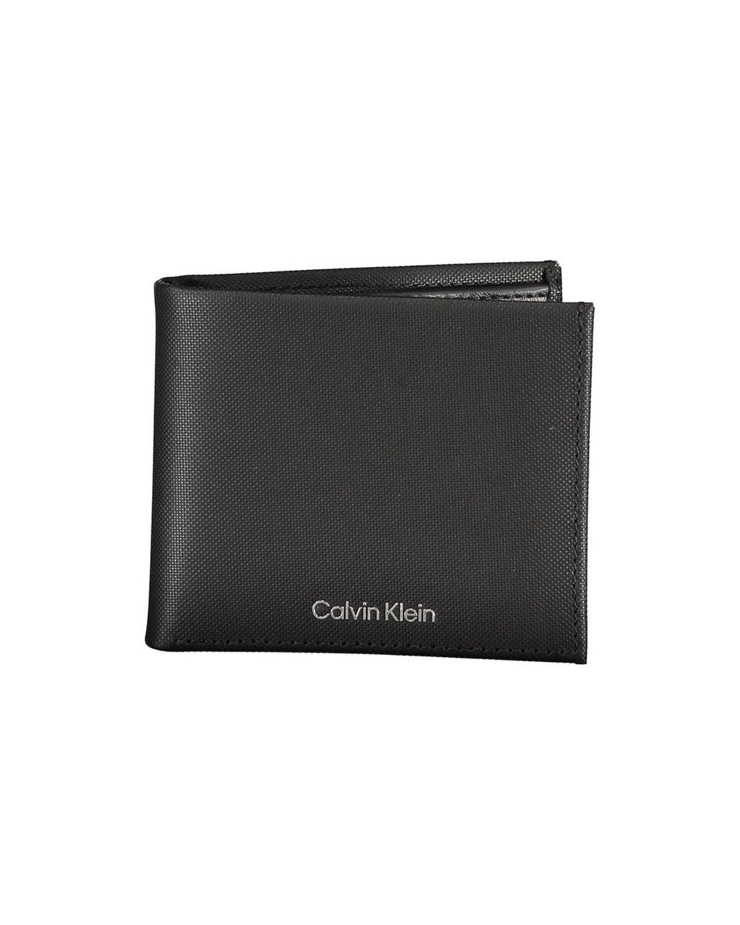 Calvin Klein Men's Black Leather Wallet - One Size