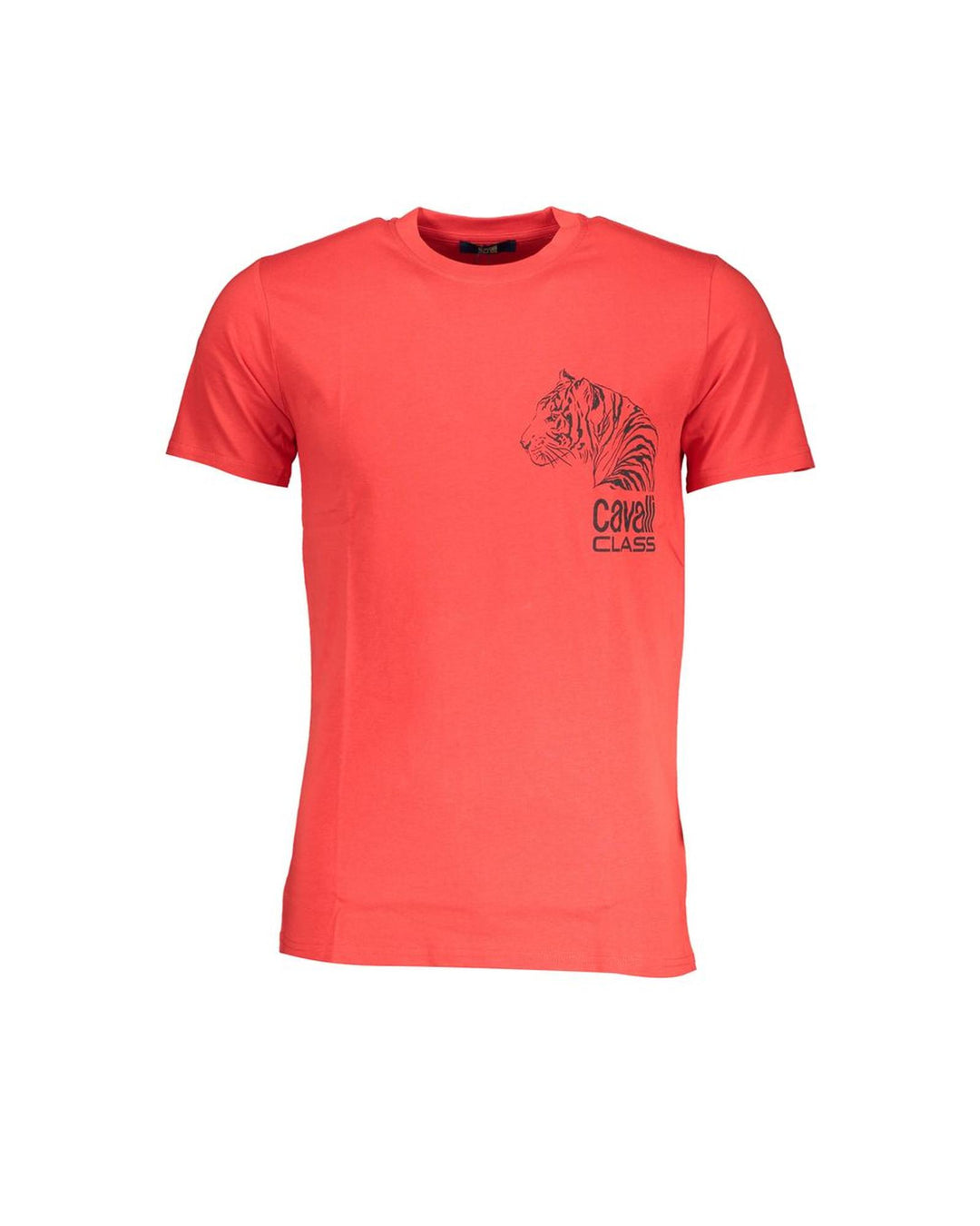 Cavalli Class Men's Red Cotton T-Shirt - XL
