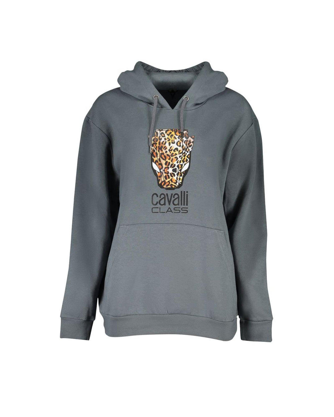 Cavalli Class Women's Gray Cotton Sweater - L
