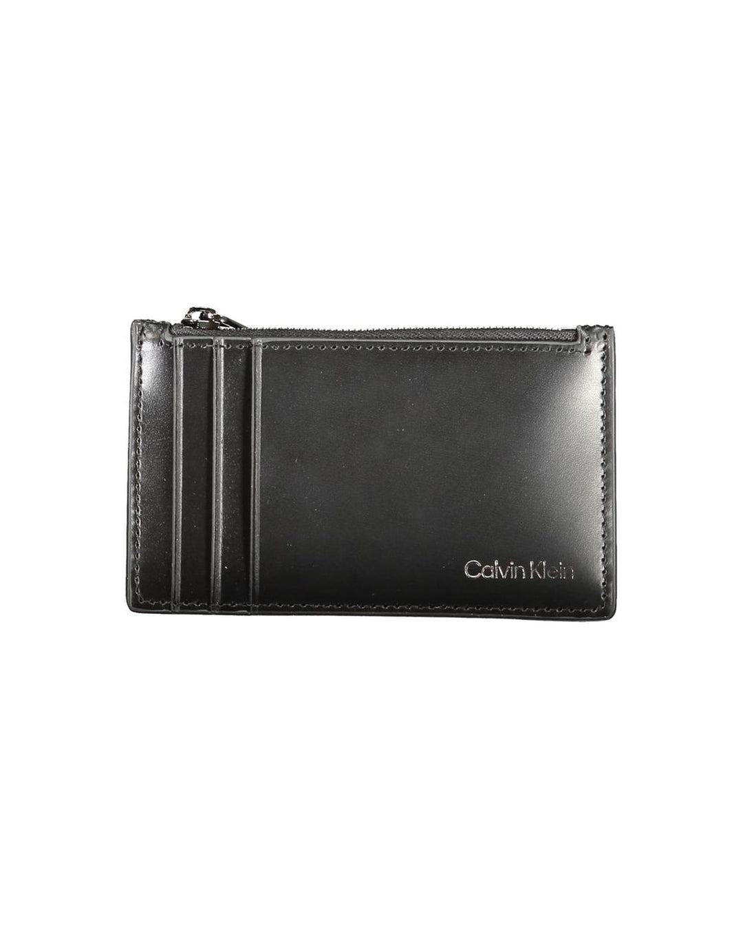Calvin Klein Men's Black Leather Wallet - One Size