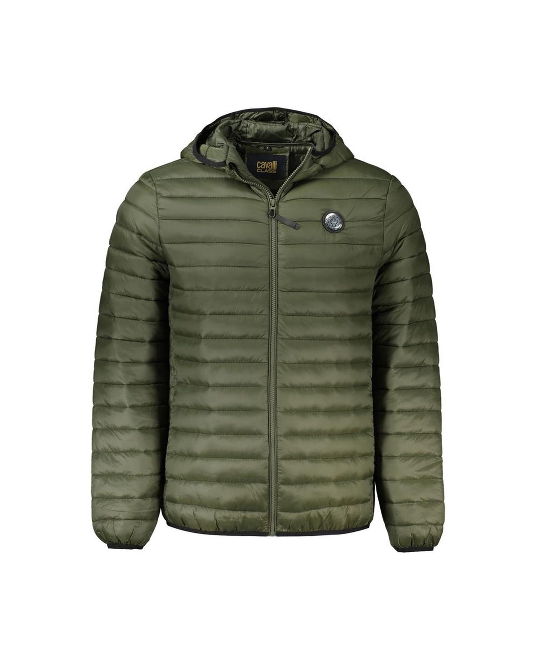 Cavalli Class Men's Green Polyamide Jacket - S