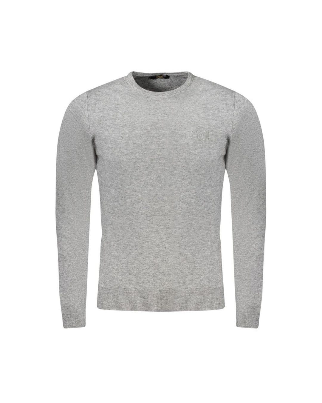 Cavalli Class Men's Gray Polyester Sweater - M