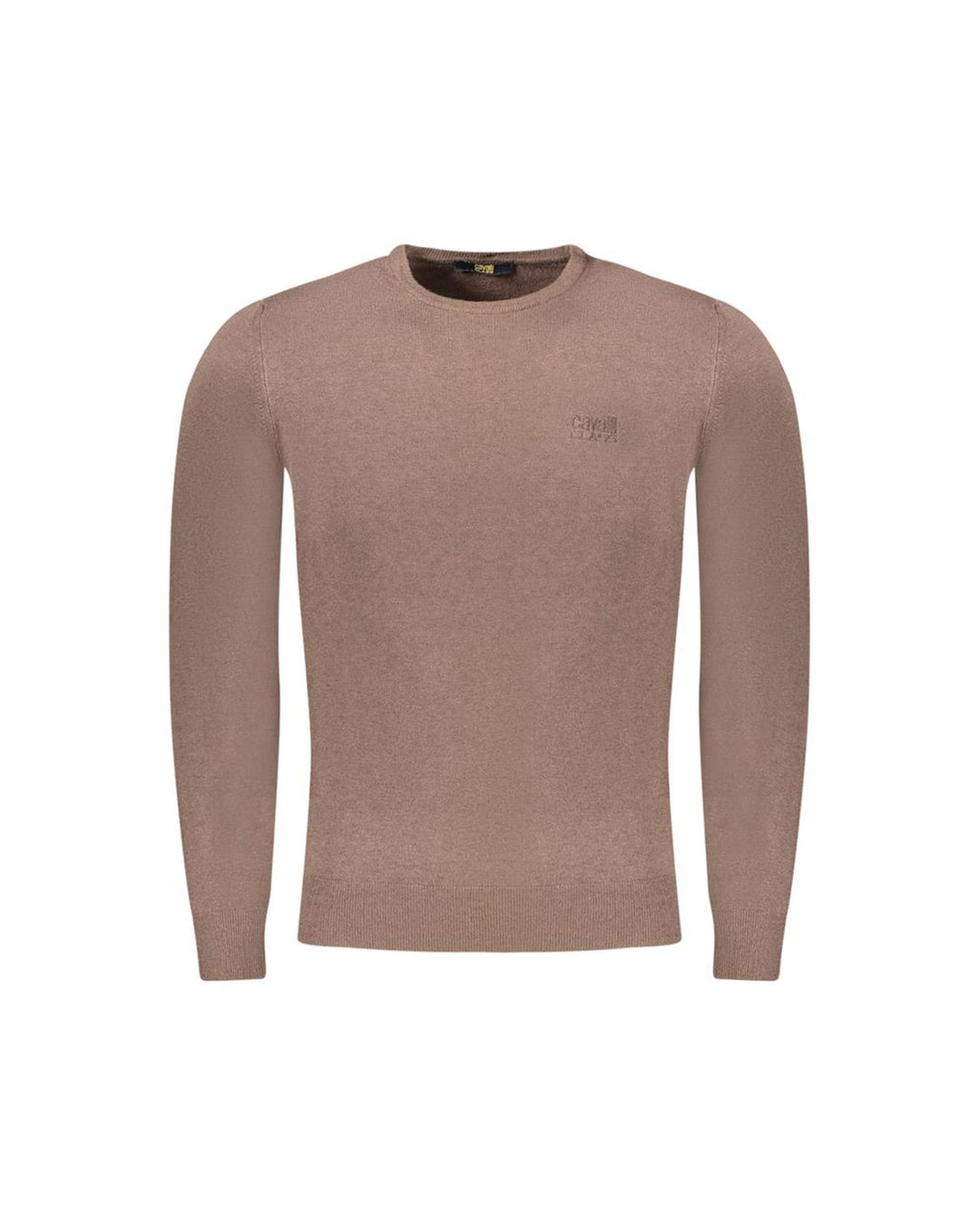 Cavalli Class Men's Brown Polyester Sweater - 2XL