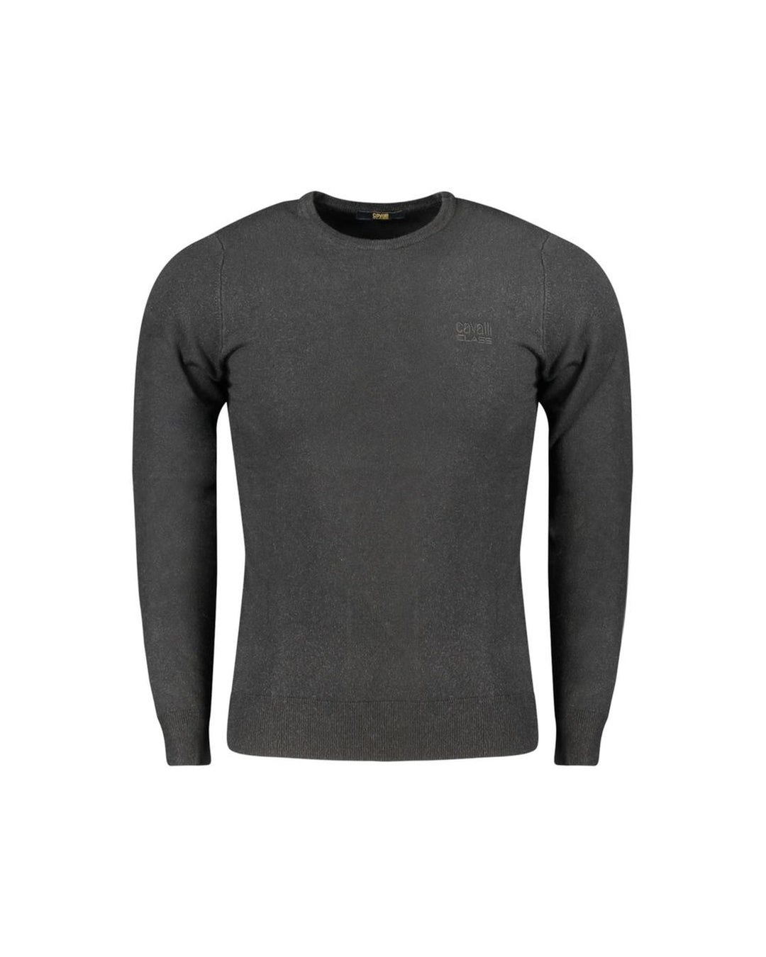 Cavalli Class Men's Black Polyester Sweater - 2XL