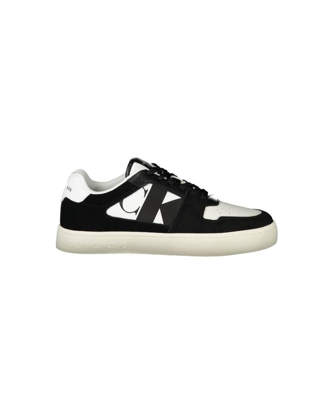 Calvin Klein Men's White Polyester Sneaker - 43 EU