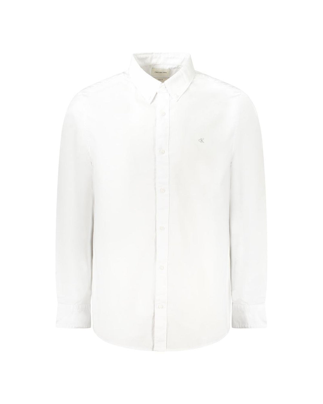 Calvin Klein Men's White Cotton Shirt - L