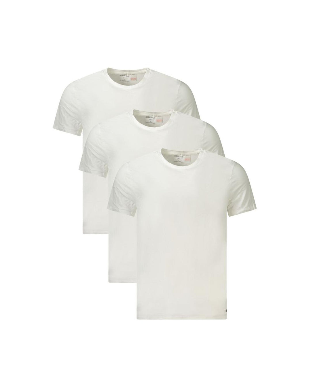 Calvin Klein Men's White Cotton T-Shirt - 2XL