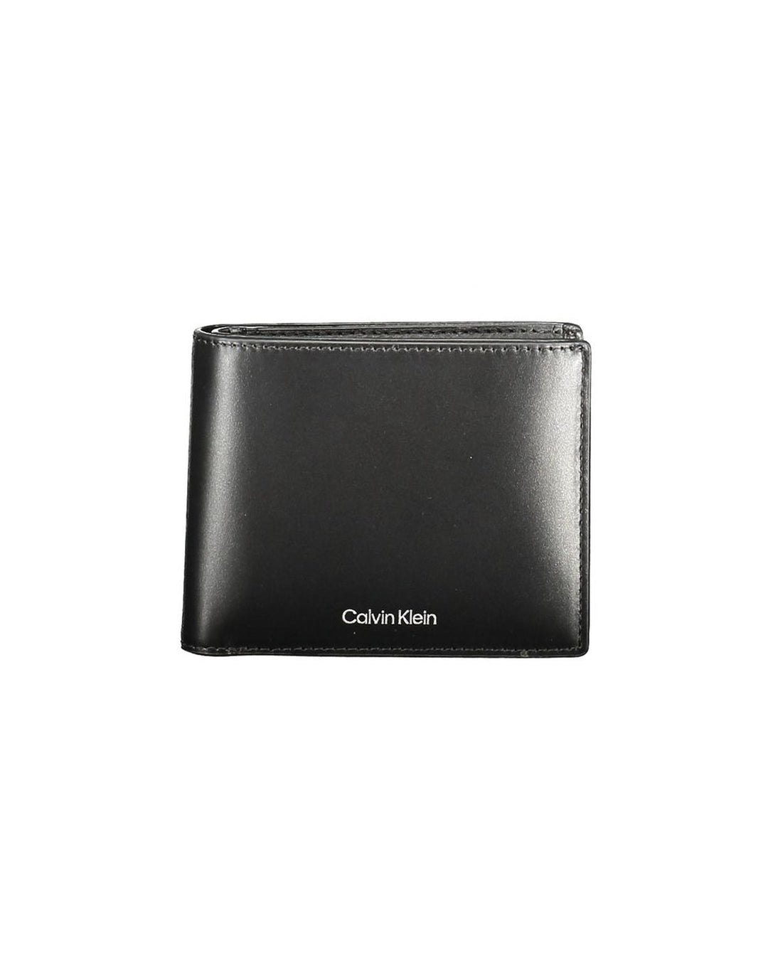 Calvin Klein Men's Black Leather Wallet - One Size