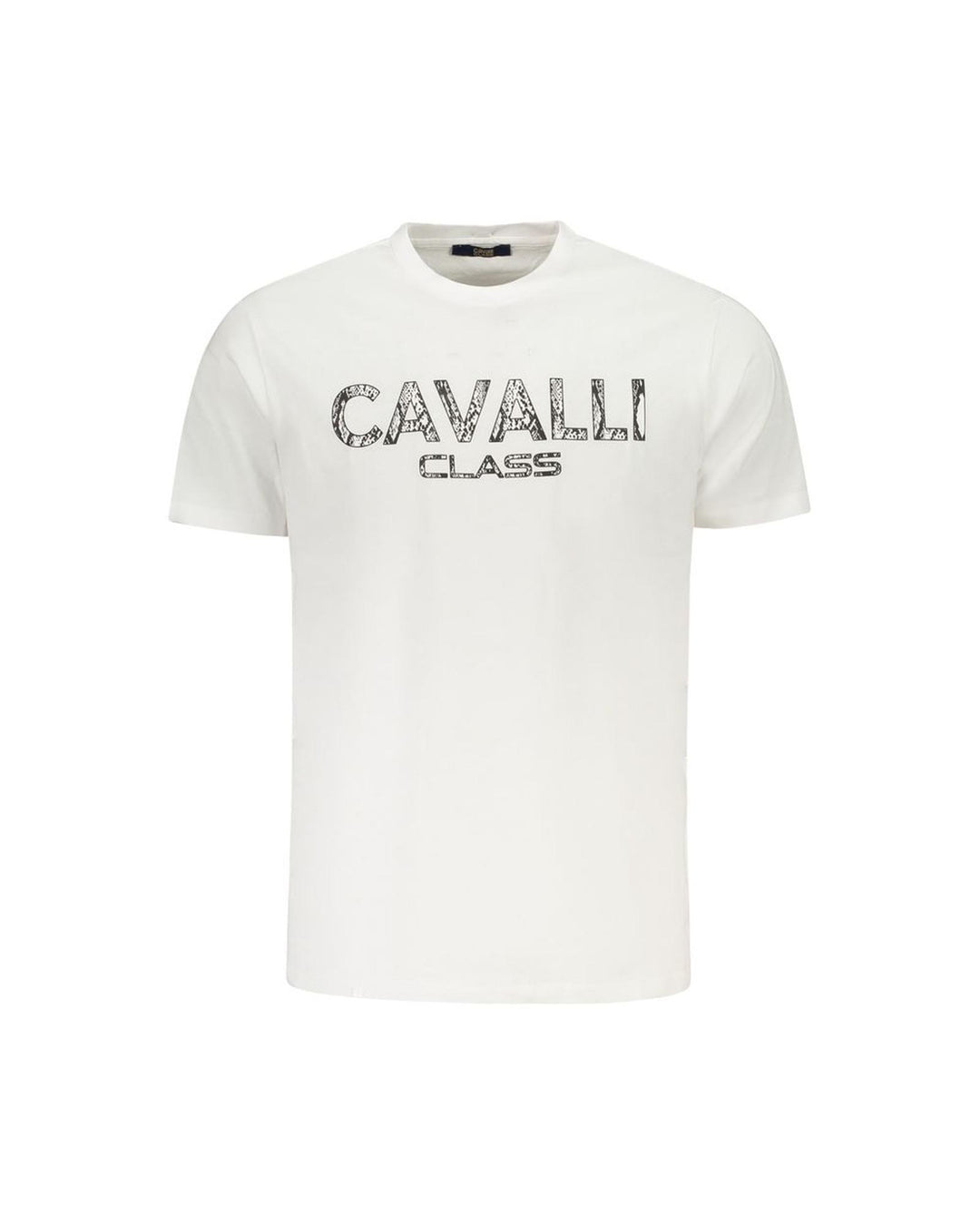 Cavalli Class Men's White Cotton T-Shirt - M