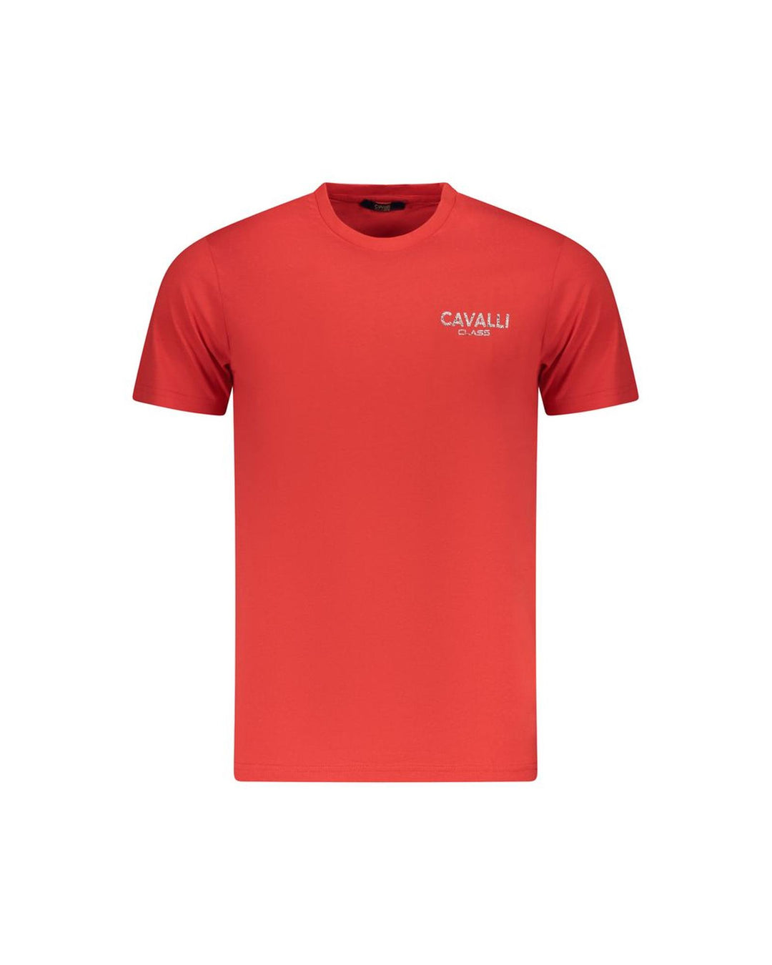 Cavalli Class Men's Red Cotton T-Shirt - 2XL