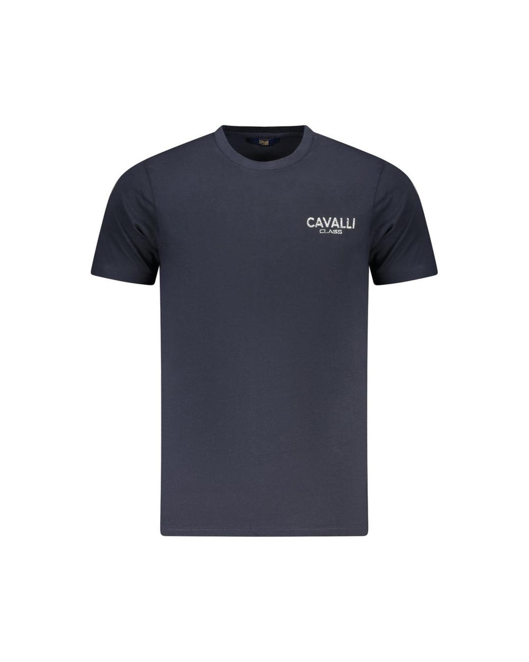 Cavalli Class Men's Blue Cotton T-Shirt - XL