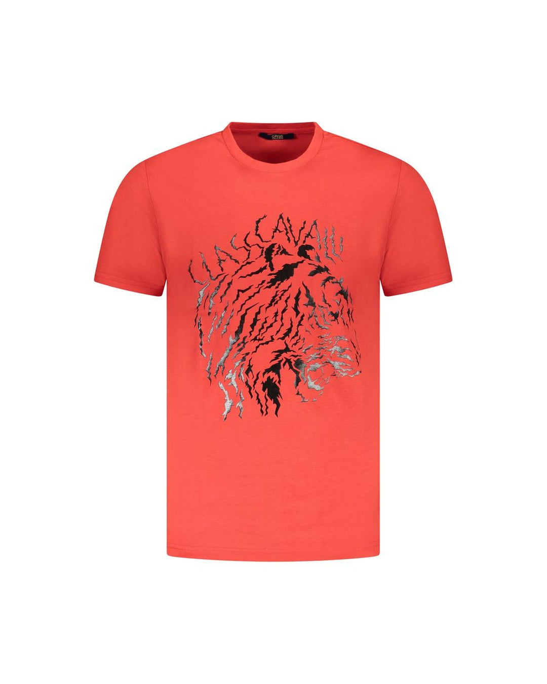 Cavalli Class Men's Red Cotton T-Shirt - 2XL
