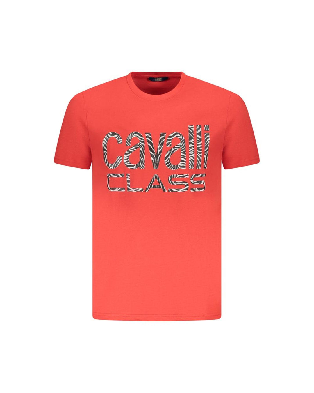 Cavalli Class Men's Red Cotton T-Shirt - M