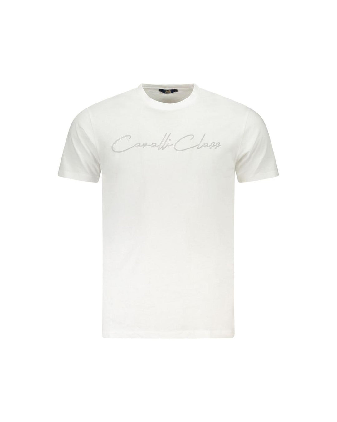 Cavalli Class Men's White Cotton TShirt - 2XL