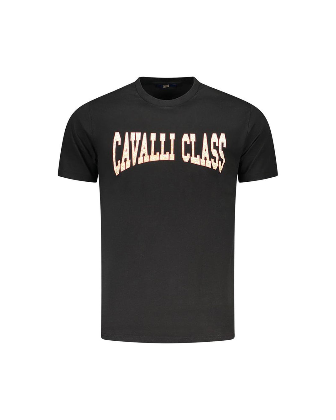 Cavalli Class Men's Black Cotton T-Shirt - XL