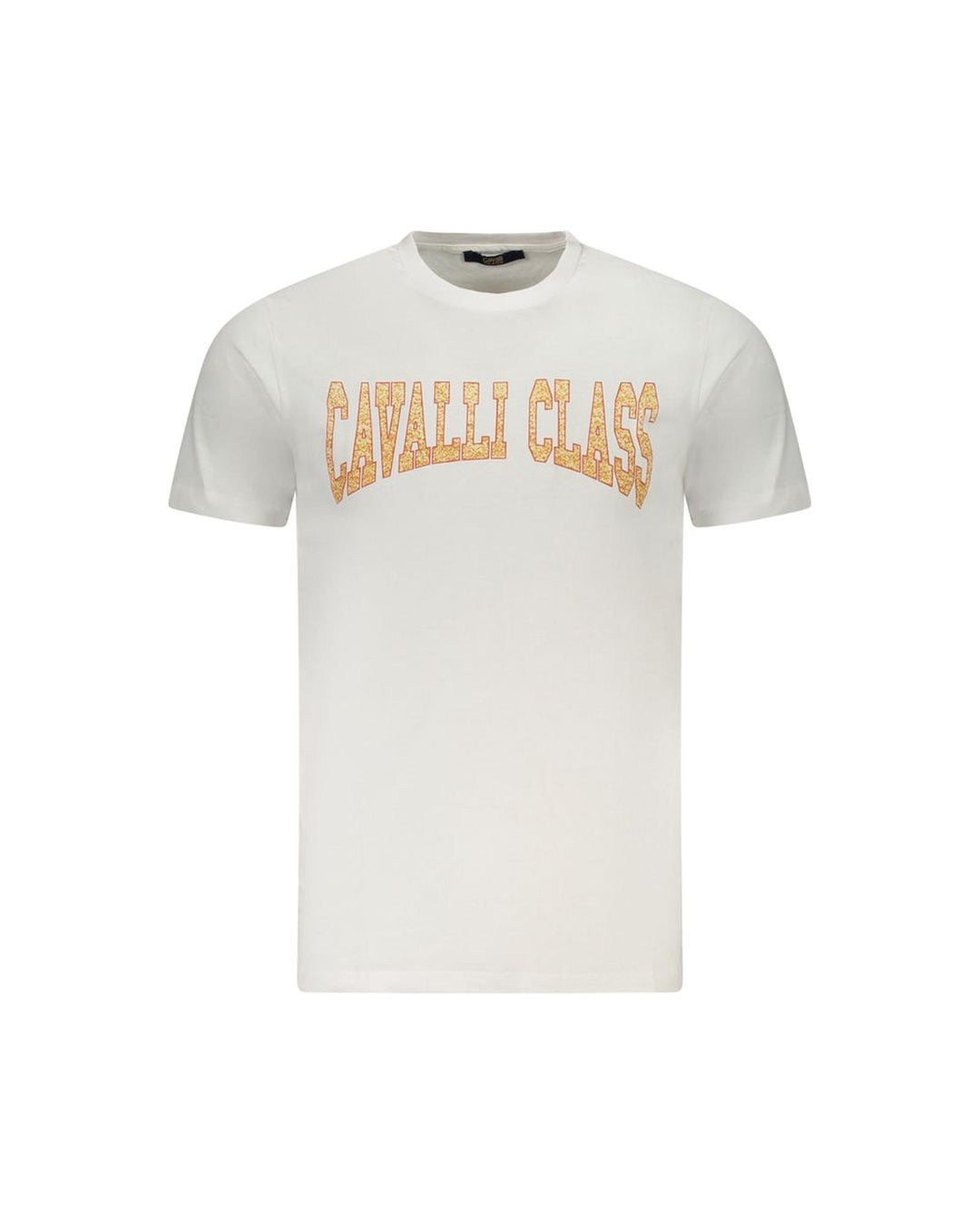Cavalli Class Men's White Cotton T-Shirt - L