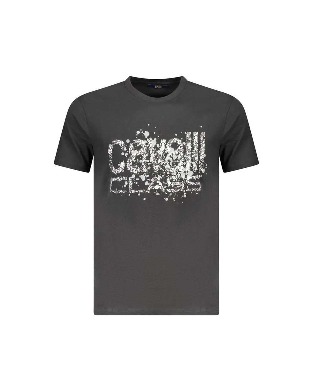 Cavalli Class Men's Black Cotton T-Shirt - 2XL