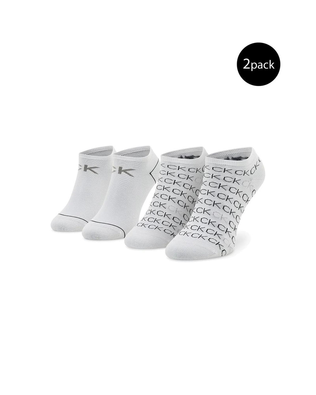 Calvin Klein Men's White Cotton Sock - One Size