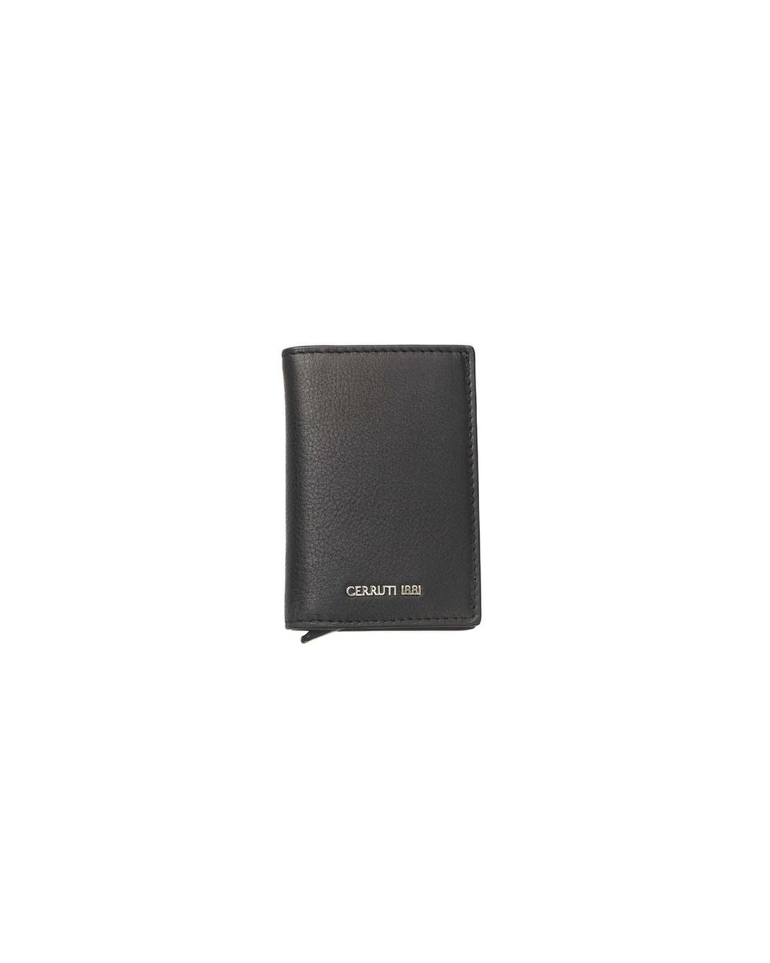 Cerruti 1881 Men's Elegant Black Calf Leather Wallet - One Size
