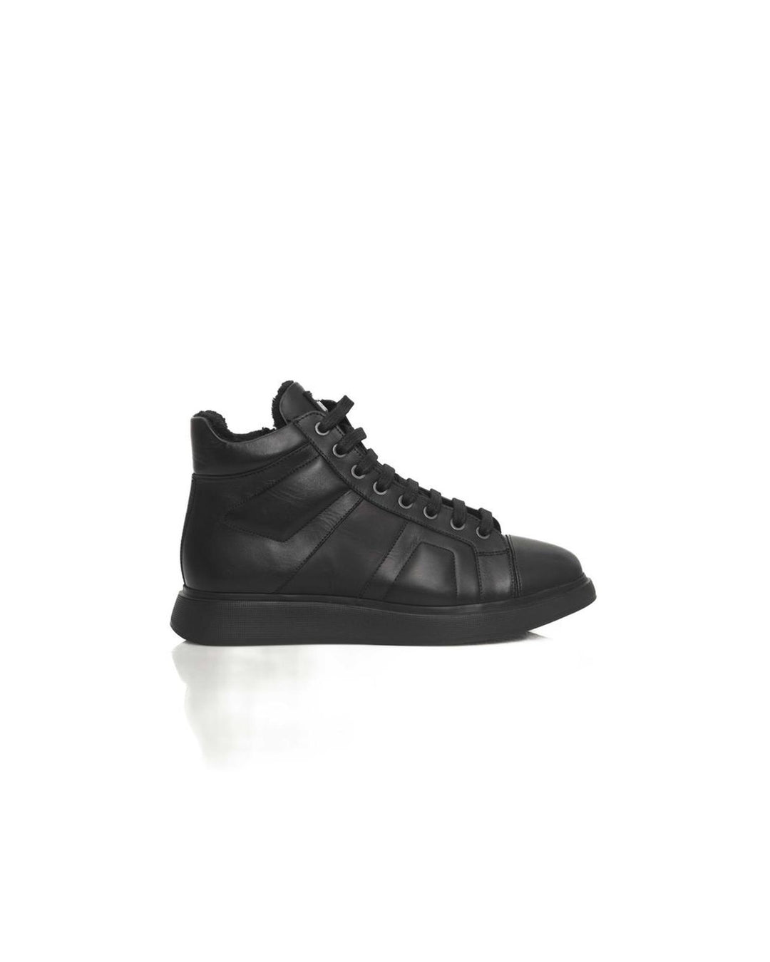 Cerruti 1881 Women's Black COW Leather Sneaker - 38 EU