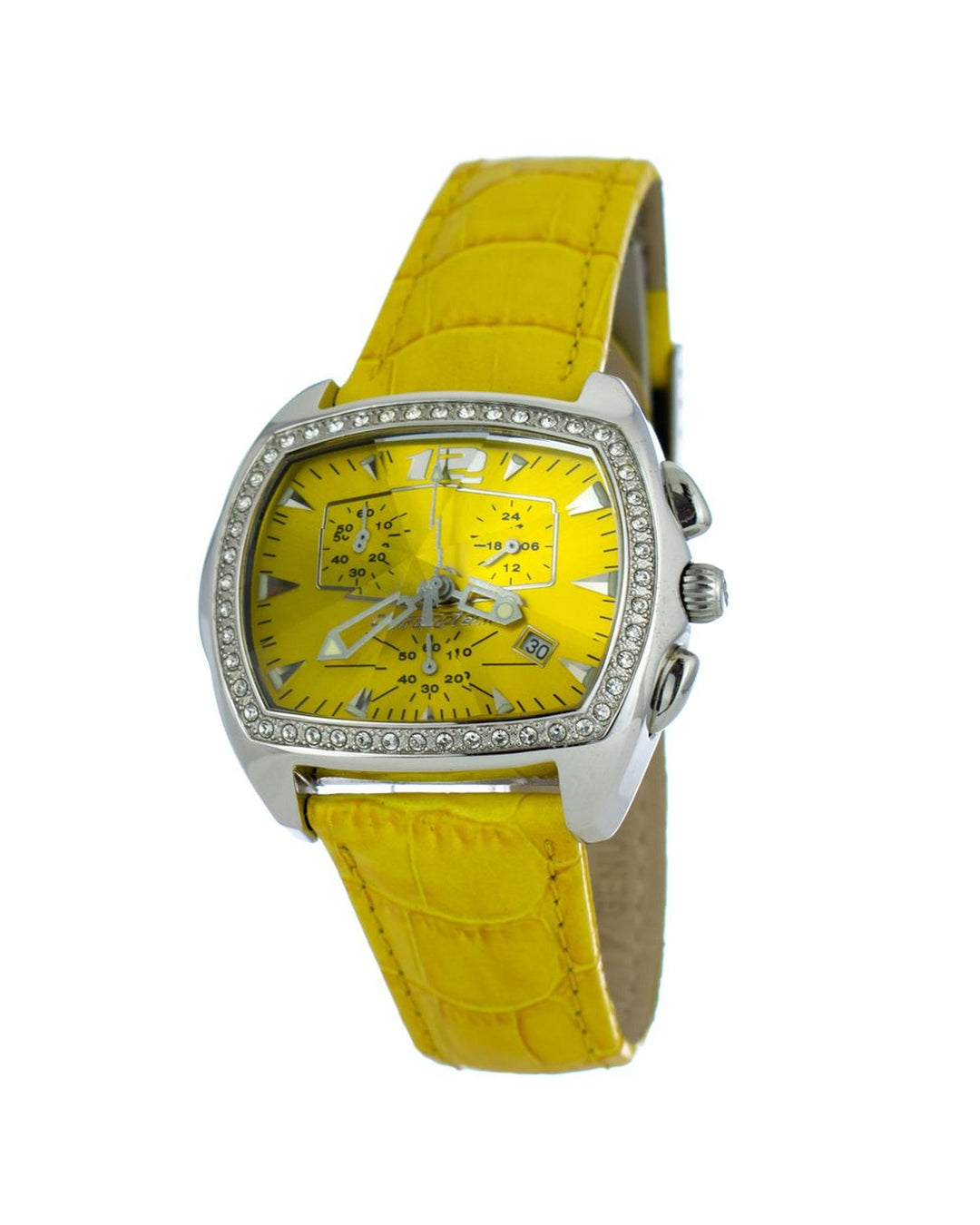 Chronotech Women's Yellow Leather Watch - One Size