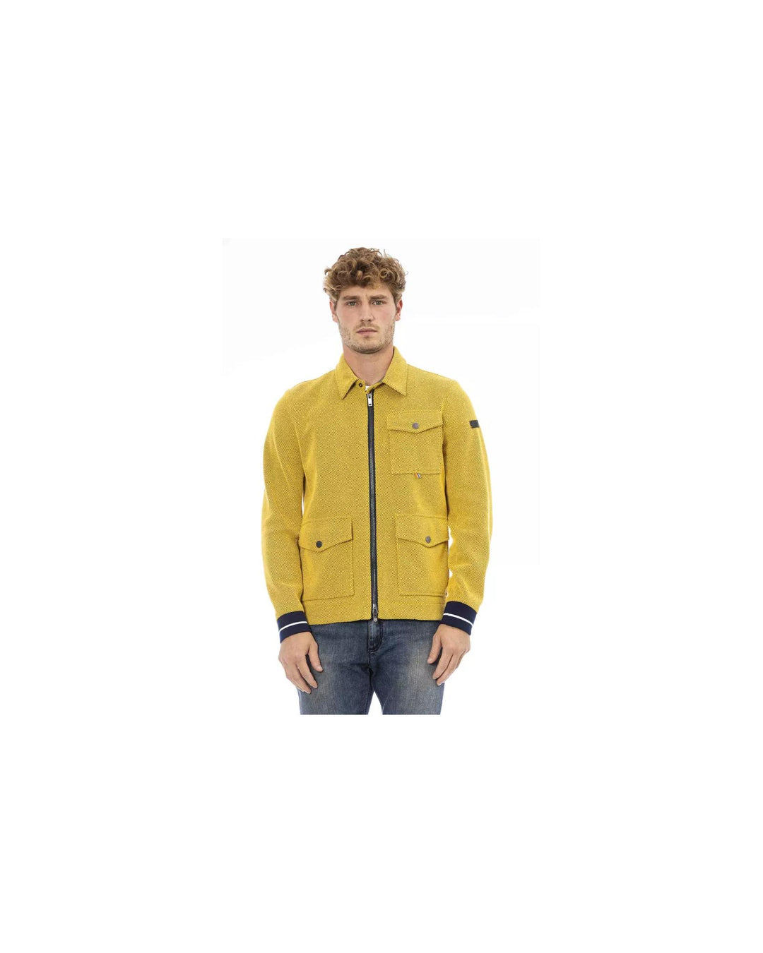 Versatile Jacket with Detachable Braces and Zip Closure 48 IT Men