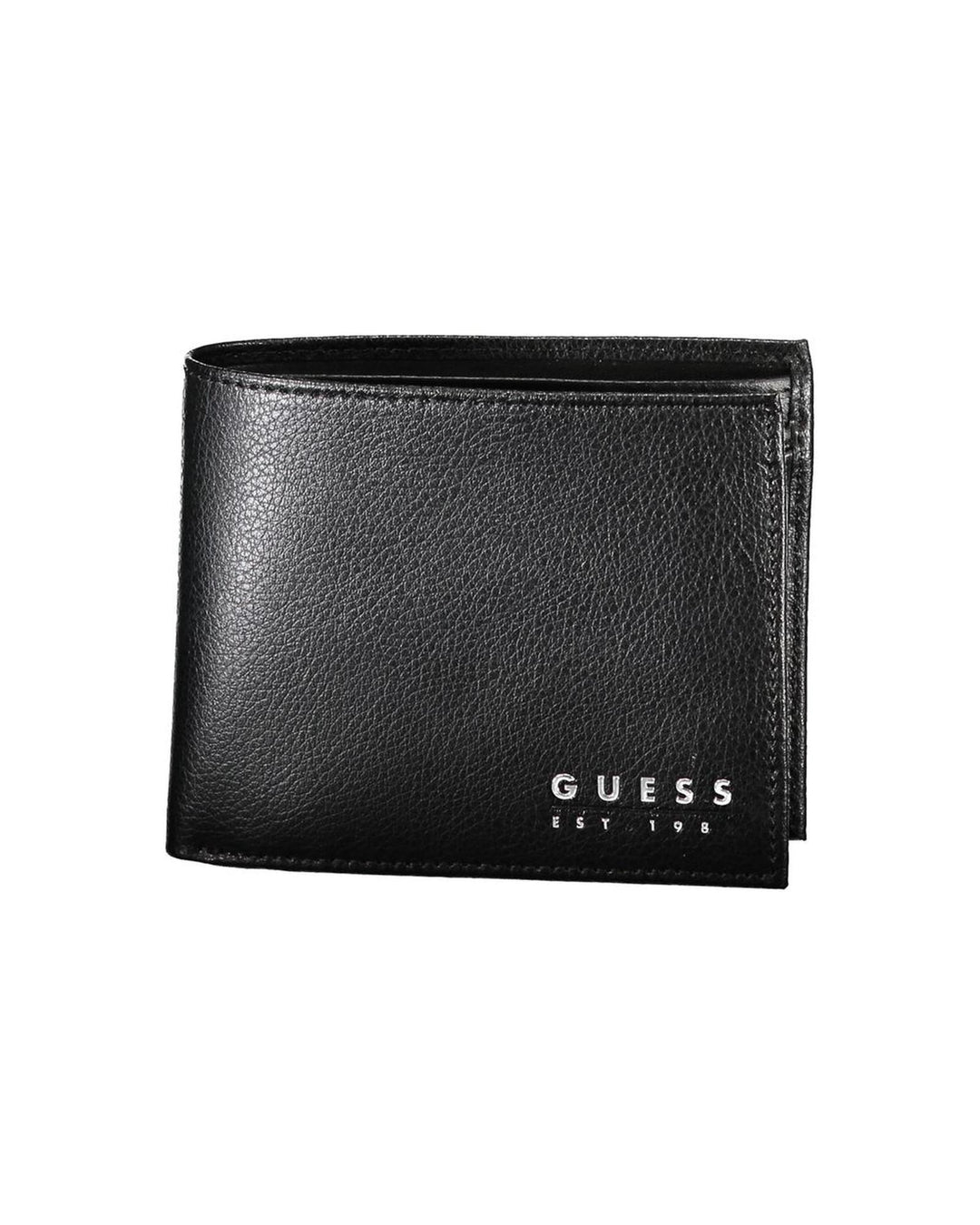 Guess Jeans Men's Black Leather Wallet - One Size
