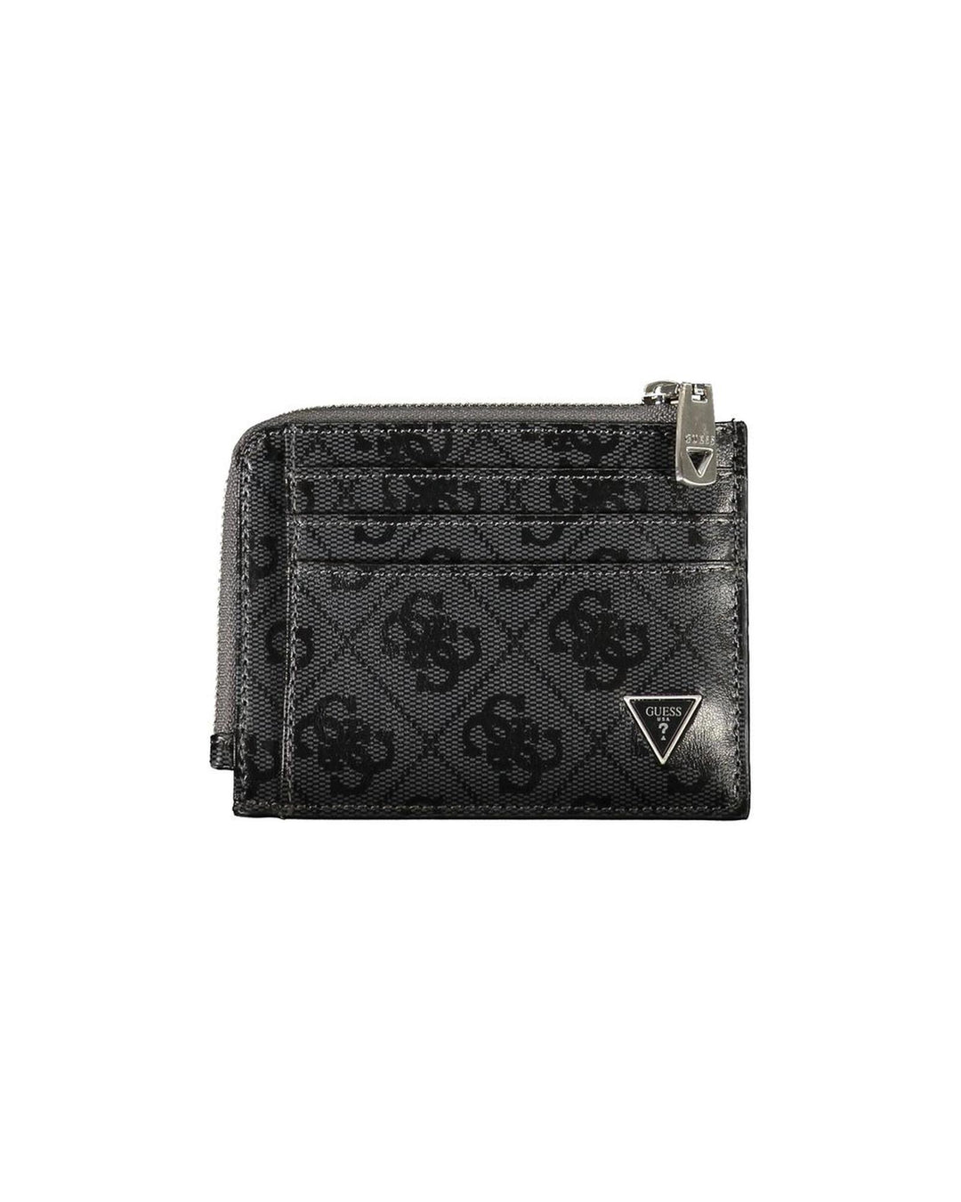 Guess Jeans Men's Black Leather Wallet - One Size