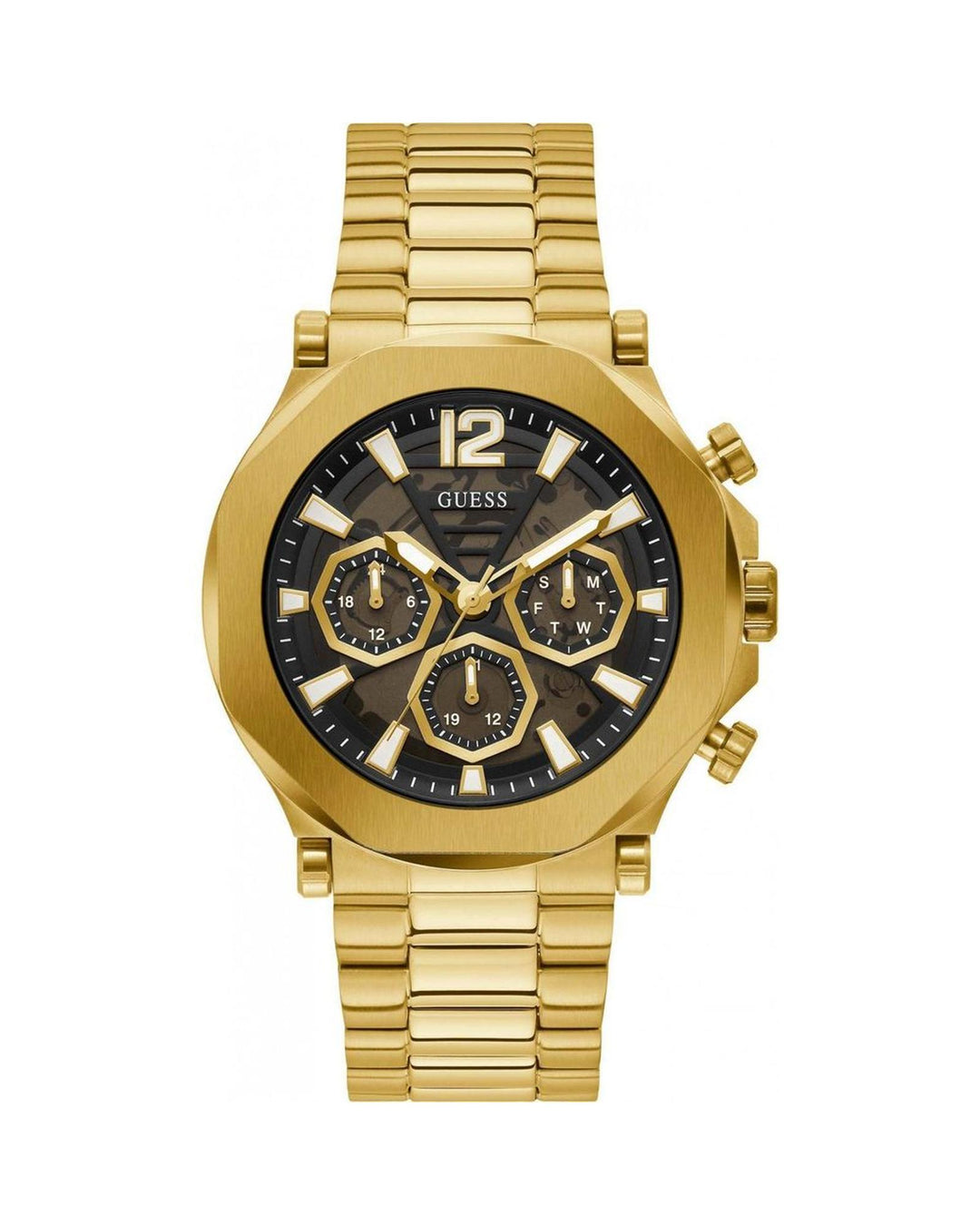 Guess Men's Gold Stainless Steel Watch - One Size